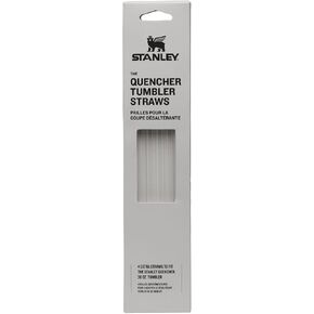 Stanley Reusable Quencher Straws | 4-Pack of BPA-Free, Reusable Straws for Clean Drinking | Perfect for Stanley's 30oz Tumblers | Red-Orange