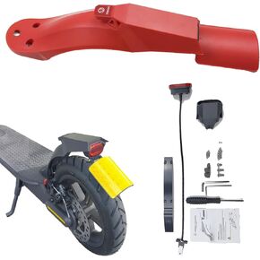 YBang طقم مصد العجلة الخلفية لـ Mi 3 لـ Xiaomi M365 / 1S / Pro/Pro 2 ملحقات السكوتر الكهربائي، واقي الطين مع طقم تعديل قطع غيار الضوء الخلفي LED in Kuwait