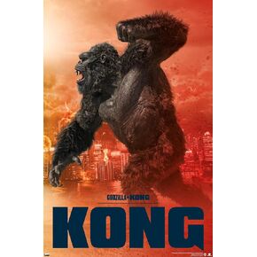 Trends International Godzilla vs. Kong - ملصق حائط كونغ