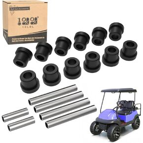 10L0L Rear Spring & Rear Shackle Bushing Kit for Club Car Precedent 2004-up Golf Cart, OEM# 102506401 102506601 102506301