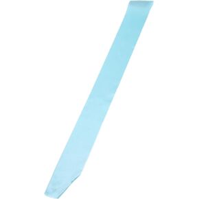 PATIKIL 63"x4" Blank Satin Sash, DIY Plain Sash Prom Queen Sashes Party Accessory for Graduate Party Wedding Banquet Halloween Decorations, Light Blue