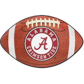 FANMATS 35629 Alabama Crimson Tide Football Rug - 20.5in. x 32.5in.