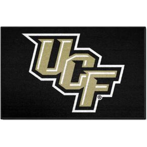 FANMATS NCAA University of Central Florida Knights Nylon Face Starter Rug , 19"x30"