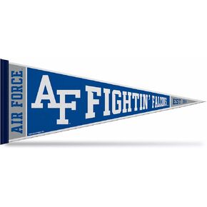 Rico Industries NCAA Air Force Academy Falcons - AF Rally 12" x 30" Felt Wall Décor Pennant - Great for Home/Bed Room/Man Cave Décor