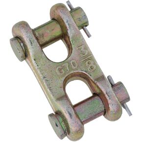 National Hardware N282-137 3255BC Double Clevis Link in Yellow Chromate