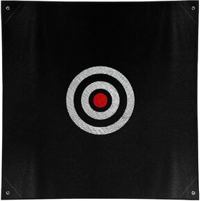 53" x 53" Silent Golf Practice Hitting Net Mute Golf Target Cloth Golf Target for Net Golf Training Aids Indoor Outdoor