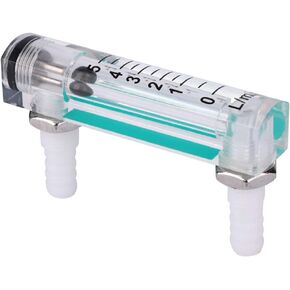 YWBL-WH Meter 1~5LPM Oxygen Carbon Dioxide Measurement Meter Air Meter Air Oxygen Meter LZQ-1, Manual Valve