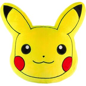 Pokemon 3D Pikachu Cushion Plush for Bed, Bedroom Accessories - Anime Gifts