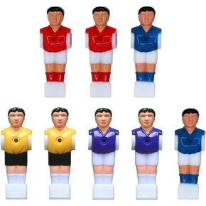 Toyvian 8pcs Football Machine Accessories Foosball Men Replacement Table Soccer Player Table Football Player Table Foosball Dummy Doll Parts Foosball Player Models Resin Villain Statuette in Saudi Arabia