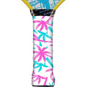 Supacaz Super Sticky Kush Pickleball Overgrip - Palm Miami - 3pk