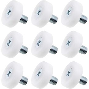 20pcs 19mm Drawer Rollers Drawer Pulley Replacement Wheels Bearing Small Pulley Drawer Positioning Rollers for Furniture DIY Replacement Parts