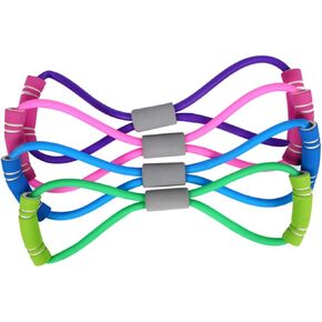 SUPVOX Exercise Bands for Legs Stretch Straps Fitness Bands Exercise Straps Latex Tensioner Elastic Bands Stretchy Band Resistance Band Figure Eight Elastic Rope Men and Women