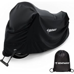 Himiway UPGRADE Bike Cover for 1 Fat Tire Bike or 2 Bikes THICKENED Bicycle Cover 600D Heavy Duty Ripstop Material Bike Rain Cover IP65 Waterproof Outdoor Storage Anti Dust Rain Snow UV for All Bikes