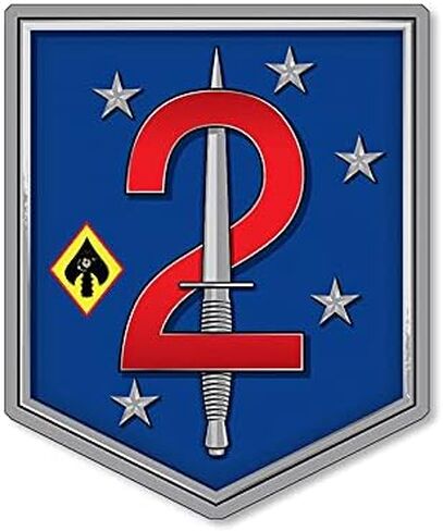 Marine 2nd Raider Support Battalion Sticker (USMC Logo Insignia), Officially Licensed by The U.S. Marine Corps (3 x 4 inch) in Saudi Arabia
