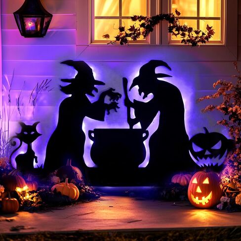 Halloween Outdoor Decoration - Black Lantern Halloween Silhouette can be Used for Outdoor Halloween Garage Door Wall and Courtyard Decoration - NW2 in Saudi Arabia