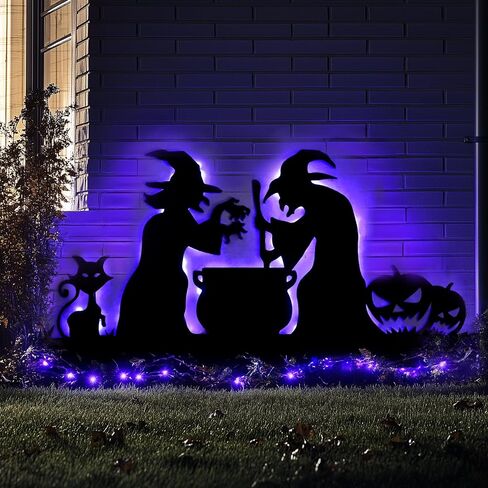 Halloween Outdoor Decoration - Black Lantern Halloween Silhouette can be Used for Outdoor Halloween Garage Door Wall and Courtyard Decoration - NW2 in Saudi Arabia