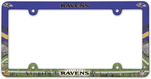 إطار لوحة Wincraft NFL Baltimore Ravens LIC بالألوان الكاملة in Saudi Arabia