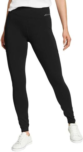 Eddie Bauer Women's Stretch Trail Tight (US, Alpha, Medium, Regular, Regular, Black) in Saudi Arabia