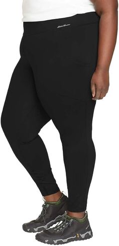 Eddie Bauer Women's Stretch Trail Tight (US, Alpha, Medium, Regular, Regular, Black) in Saudi Arabia