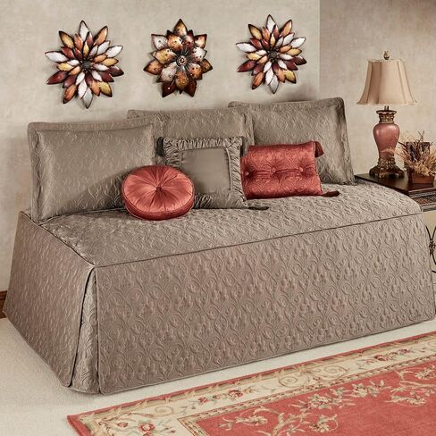 لوحة فنية جدارية من طبقات Arris من Touch of Class - معدنية - متعددة المعادن - نحاس، برونزي، ذهبي، فضي - ديكور زهر مذهل لغرفة النوم، وغرفة المعيشة، وغرفة الطعام، والمدخل، والبهو in Saudi Arabia
