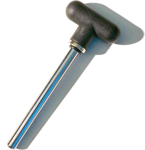 SBD’s World Class Magnetic Hitch Pins 4-1/4" Locking Length | Hard Plastic Round T Handle Knobs | Universal Fitness Eqpt Weight Stack SELECTOR Key - Cotterless 3/8" Dia Chrome Pl Steel Shaft in Kuwait