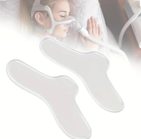 عبوة من قطعتين من وسادة جل الأنف TOCHMAKID لقناع CPAP - وسادات أنف لقناع CPAP - مستلزمات جهاز CPAP - وسادات أنف CPAP - وسائد لمعظم أقنعة CPAP in Saudi Arabia