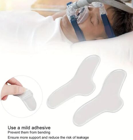 عبوة من قطعتين من وسادة جل الأنف TOCHMAKID لقناع CPAP - وسادات أنف لقناع CPAP - مستلزمات جهاز CPAP - وسادات أنف CPAP - وسائد لمعظم أقنعة CPAP in Saudi Arabia