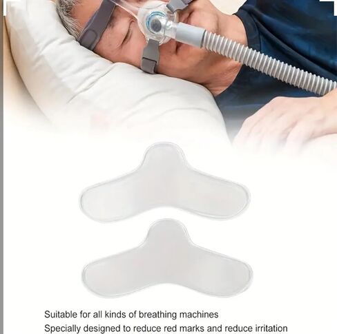 عبوة من قطعتين من وسادة جل الأنف TOCHMAKID لقناع CPAP - وسادات أنف لقناع CPAP - مستلزمات جهاز CPAP - وسادات أنف CPAP - وسائد لمعظم أقنعة CPAP in Saudi Arabia