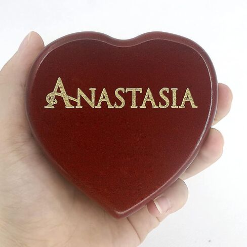 SOFTALK Solid Heart-Shaped Music Box Retro Music Box Christmas Birthday And Valentine's Day Gifts For Boy And Girl Friends (Wine Red Box, Tune : Anastasia-Once Upon A December) in Saudi Arabia