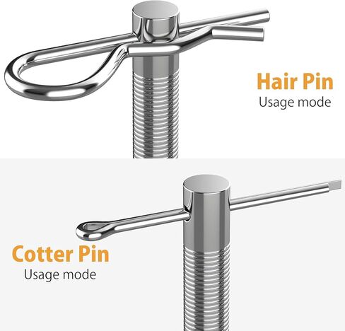 مجموعة متنوعة من دبابيس كوتر مكونة من 410 قطعة، ومشابك دبوس R مع زردية، ومجموعة دبابيس كوتر صغيرة من الفولاذ المطلي بالزنك للمقطورة وجزازة العشب والشاحنة in Kuwait