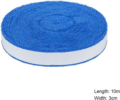 Ibluelover تنس الريشة منشفة شريط قبضة غير قابل للانزلاق مقبض مضرب التفاف ماص مضرب Overgrip لفة مضرب التنس العصابة للخارج in Kuwait