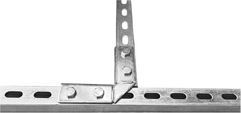4 Packs 4 Holes Square Mounting Struct Channel Brackets, Fits for ½" Bolt with 1-5/8" Strut Channel, C Channel Fitting Feets in Saudi Arabia