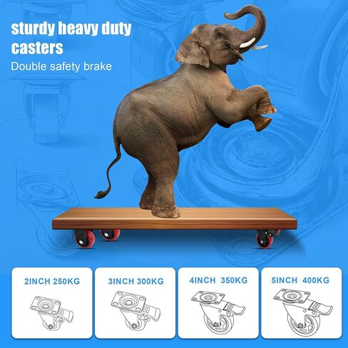 XIKE 4 PCS Orange 4 inch Heavy Duty Caster Wheels PU Rubber Swivel Casters with Top Plate & Strong Bearing (2 Fixed Directions 2 Arbitrary Directions) in Saudi Arabia