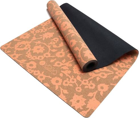 YOGA DESIGN LAB | The Cork Yoga Mat | Eco Luxury | Ideal for Hot Yoga, Power, Bikram, Ashtanga, Sweaty Workouts | Studio Quality | Includes Carrying Strap! in Kuwait