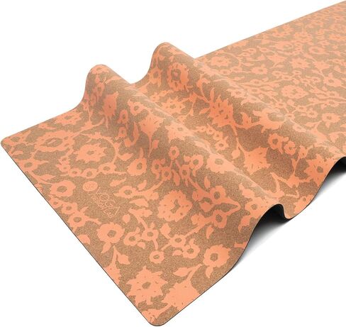 YOGA DESIGN LAB | The Cork Yoga Mat | Eco Luxury | Ideal for Hot Yoga, Power, Bikram, Ashtanga, Sweaty Workouts | Studio Quality | Includes Carrying Strap! in Kuwait