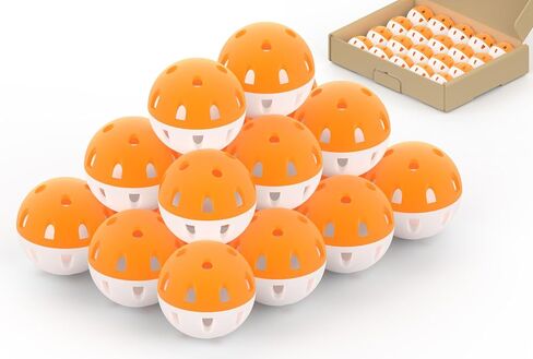 Practice Golf Balls (20-Pack) 42mm Limited-Flight Rubber Golf Balls to Improve Your Swing - Hollow Airflow Mini Soft Balls - Good for Home Putting & Backyard Swing, Indoor & Outdoor in Saudi Arabia