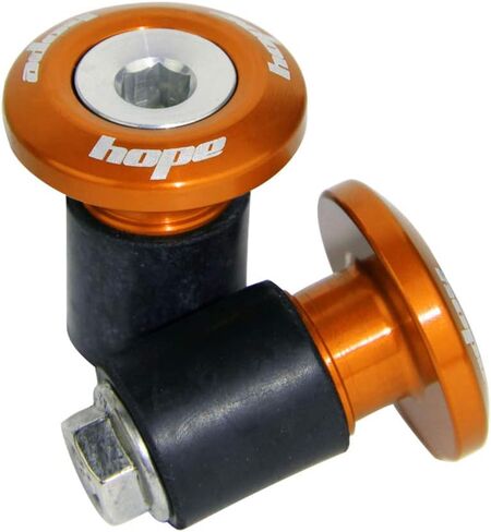 Hope Technology Grip Doctor Handlebar Bar End Plug | Aluminum | Orange in Saudi Arabia