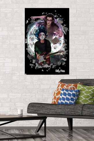 Trends International Sally Face - Rain Wall Poster, 22.37" x 34.00", Unframed Version in Saudi Arabia