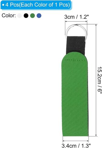 PATIKIL Floating Neoprene Keychain, Waterproof Buoyant Key Ring Sublimation Float Keychain for Outdoor Sports in Saudi Arabia