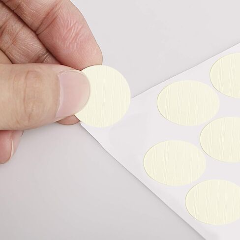 Aopin Screw Hole Stickers PVC Covers Self Adhesive, 21mm Decorative Stickers Screws Covers Caps Great for Wooden Furniture Wardrobe Cabinet Shelf Desk Plate 1 Sheet, PC-07 White Maple Wood in Saudi Arabia
