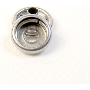 Cap & Socket, Stainless Steel Snaps, Marine Grade, 25 Piece Set
