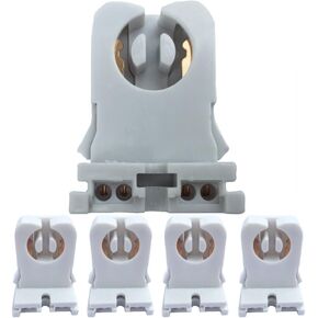 Non-shunted Turn Type 4-Pack UL Listed T8 Lamp Holder Tombstone Sockets LED Fluorescent Tube