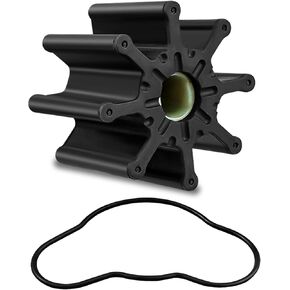 Water Pump Impeller Kit fit for MerCruiser Inboard Engine Stern Drive V-6 and V-8 350 MAG 383 496 MPI Alpha Bravo 4.3L 4.5L 5.0L 5.7L 6.2L 8.1L 8.2L Replaces 47-862232A2 8M0104229