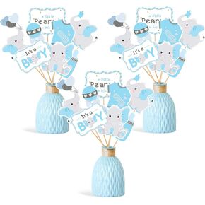 Faisichocalato 16pcs Construction Party Centerpiece Dump Truck Car Table Topper Decoration Zone Birthday Party Supplies