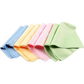 Microfiber Cleaning Cloths - For All LCD Screens, Tablets, Lenses, and Other Delicate Surfaces (8-Pack, 6x7")