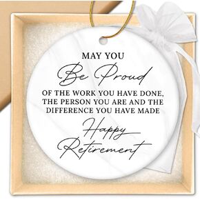 HEXMOZ Retirement Ornament 2024 - Retirement Gifts for Women, Men 2024 - Retirement Christmas Ornament 2024 - Retirement Gifts for Coworker, Boss, Teacher, Nurse - Retired Ornament Christmas Decor
