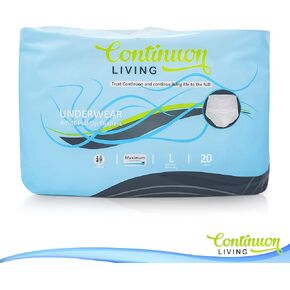 Adult Incontinence Underwear, Maximum Absorbency, 10 Count in Saudi Arabia