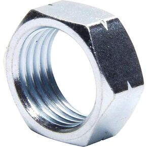 Jam Nut, 5/8-18 in Left Hand Thread, 1/4 in Thick, Steel, Zinc Oxide- Set of 4