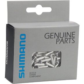 Shimano Derailleur Cable End Cap X100 (Silver, 1.2-mm)