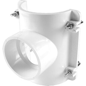 Oatey 4 in. x 3 in. PVC Saddle Tee Kit
